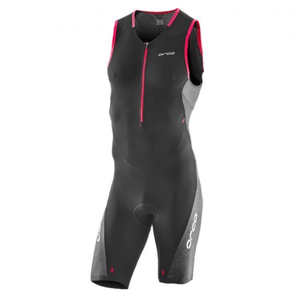 Orca 226 Perform Race Mouwloos Trisuit Zwart/rood Heren