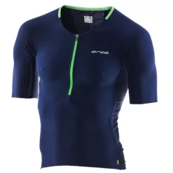 Orca 226 Perform Tri Jersey Korte Mouw Blauw/groen Heren